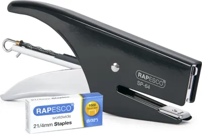 Produktbild von RAPESCO Heftzange SP-64 (6/4 & 21/4 mm) chrom / schwarz