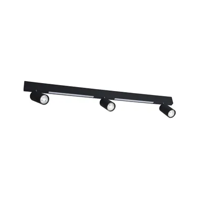Produktbild von ZUMALINE LED-Deckenleuchte 3x GU10 2x LED 800 lm 3000K schwarz MANNARI S230757205