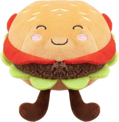 Produktbild von SOFTLINGS Food Plüsch FAST FOODIES, Burger, 16 cm