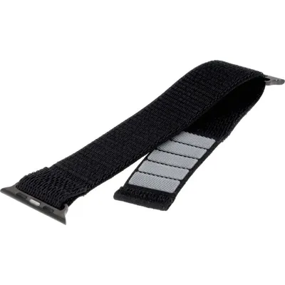 Produktbild von FIXED Nylon Sporty Strap, Gurt, Smartwatch, Schwarz, Apple, Apple Watch 38mm, 40mm, 41mm, Nylon