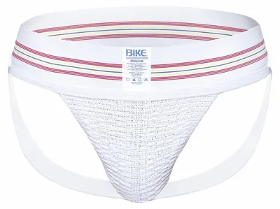 Image de BIKE Original 3 Inch Jock White - 1x Taille L