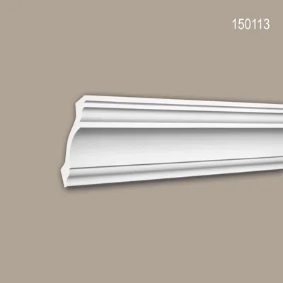 Produktbild von PROFHOME 150113 Eckleiste aus Polyurethan Deckenleiste Stuckleiste 2 m