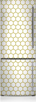 Produktbild von Kühlschrankfolie Aufkleber Kühlschrankmagnete Dekoration Kühlschrankfolie 70x190 cm - Honigscheibe