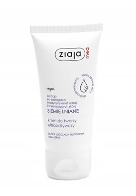 Image de Ziaja Med Siemię Lniane Crème visage ultra-nourrissante, 50 ml