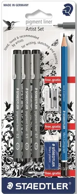 Image de Pigment liner 3pcs. sur carte blister