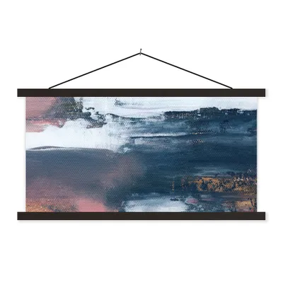 Produktbild von MuchoWow® Textilposter Abstrakt - Malerei - Design 120x60 cm mit schwarzem Rahmen - Dekoration Schlafzimmer