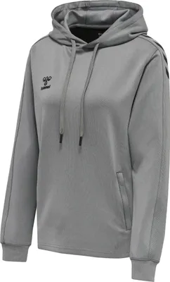 Produktbild von HUMMEL hmlCORE XK POLY SWEAT HOODIE WOMAN, GREY MELANGE, L