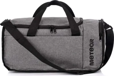 Produktbild von Meteor Nanuq 20 L Sporttasche Trainingstasche Reisetasche Tasche Gym Bag grau melange/schwarz