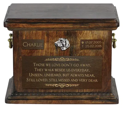 Productafbeelding van Vizsla I - Urn voor as van een hond, gepersonaliseerde urn met gravure, herdenkingskist voor as van een hond, merk Art-Dog