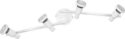 Produktbild von LEDVANCE LED SPOT GU10 4 x 3,4W, 920lm, weiß, 2.700K Farbtemperatur, warmweiße Lichtfarbe, zeitloses Design, austauschbare LED-Lampe, ideal für Innenräume, CRI 90, verstellbare Köpfe