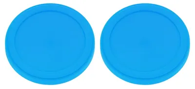 Silikon-Becherdeckel 2er-Pack, 100 mm, blau, wiederverwendbar