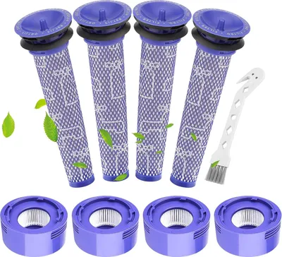 Produktbild von V7 V8 Filter für Dyson -isinlive 4+4 Kits Ersatzfilter für Dyson V7 V8 Serie Absolute Animal Motorhead Staubsauger, 4 Nachmotorfilter und 4 Vorfilter-Sets