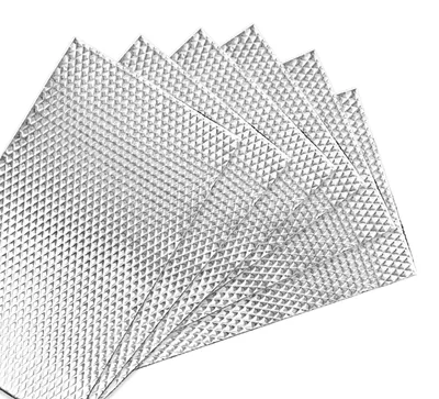 Productafbeelding van Aluminiumbutyl zelfklevend, 6 stuks 45 x 25 cm, 2 mm isolatiemat