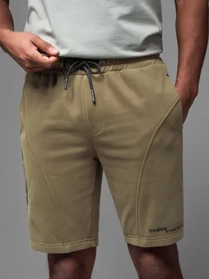 Obrázek produktu pro Ombre Clothing Pánské teplákové kraťasy Thara olivová M