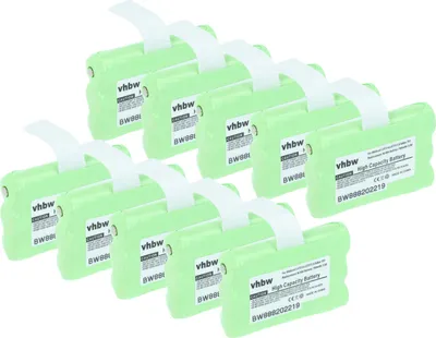 Produktbild von vhbw 10x Akku kompatibel mit Midland LXT324, LXT365, LXT335, LXT330, LXT360, LXT340, LXT376, LXT345 Funkgerät, Walkie Talkie (700 mAh, 3,6 V, NiMH)