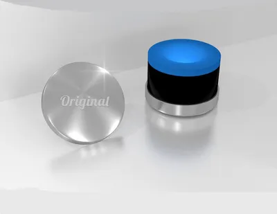 Produktbild von ORIGINAL CIRCLE Kreidehalter Metall rund für Taom, Molinari Kreide