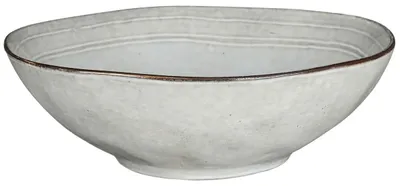Obrázok produktu pre Sľudové dekorácie Tabo miska - H8 x Ø24 cm - sivá