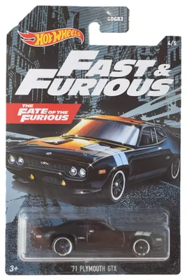 Produktbild von Mattel GYN28, GRP57 - Hot Wheels Fast & Furious 71  Plymouth GTX