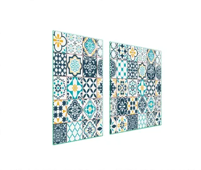 Produktbild von Glasschutzplatte Für Herd 90X52 Mosaik