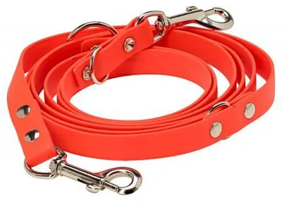 Produktbild von Heim Biothane Umhängeleine Hundeleine, neon-orange, 1,9 cm breit, 275 cm lang