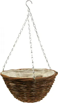Produktbild von Blumenampel Braun Hängekorb Pflanzkorb Ø31cm 2er Set, 2 Stück