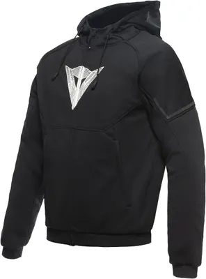 Zdjęcie produktu dla Bluza motocyklowa z kapturem Dainese Daemon-X Safety 2.0, czarno-biała, rozmiar 56