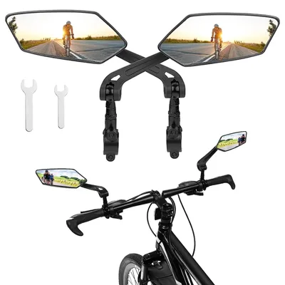 Immagine prodotto di Set di 2 specchietti per bicicletta con manubrio pieghevole