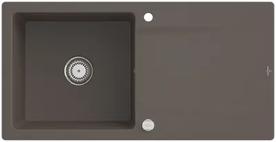 Produktbild von Villeroy & Boch Keramikspüle 333602TR, Siluet 60 Einbauspüle - inkl.