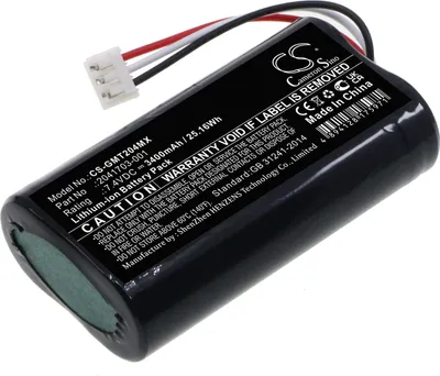 Image de TECHTEK Batterie compatible avec [GE] FRU Mini Telemetry Transmitter, Mini Telemetry Transmitter remplace 2041703-001, pour 2048469-001