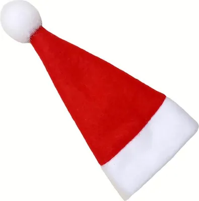 Produktbild von Kleine Rot-Weiße Dekorations-Weihnachtsmütze, 16 cm lang