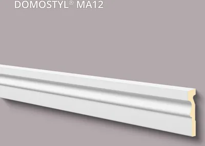 Produktbild von Türumrandung NMC MA12 DOMOSTYL Noel Marquet Fassadenstuck Fensterumrandung Fassadenprofil Modernes Design weiß 2 m
