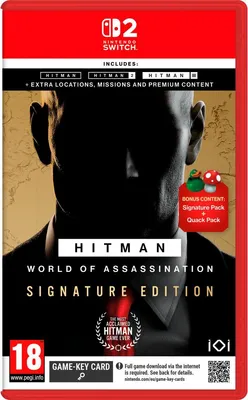 Obrázek produktu pro IO Interactive Hitman: World of Assassination, Nintendo Switch 2, Starší, Kód v krabici