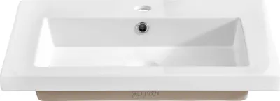 Image de Lavabo en céramique lavabo à poser blanc lavabo salle de bains
