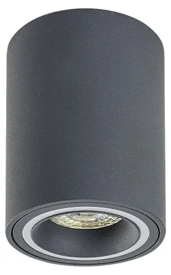 Obrázek produktu pro Rabalux Šedé stropní svítidlo Kobald kulaté pro žárovku GU10 71161