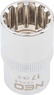 Produktbild von NEO TOOLS Steckschlüsseleinsatz 08-589 38mm Chrom-Vanadium-Stahl