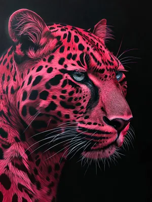 Produktbild von Plakat 15x20cm Scharlachroter Jaguar