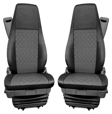 Produktbild von Sitzbezüge Passedn Für Scania R/Grau Sitzauflagen Schonbezüge 1+1 Für LKW