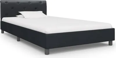 Obrázek produktu pro vidaXL Postelový rošt černá Imitace kůže 100 × 200 cm