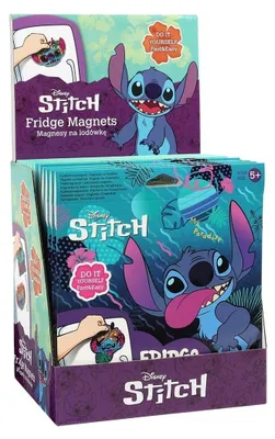 Zdjęcie produktu dla Magnes na lodówkę Stitch 1szt.mix