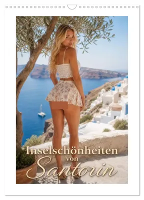 Produktbild von Inselschönheiten von Santorin (Wandkalender 2027 DIN A3 hoch), CALVENDO Monatskalender