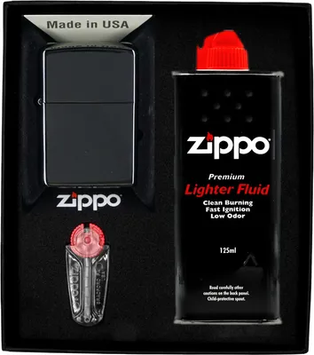 Produktbild von Feuerzeug-Set ZIPPO EBONY Geschenk No1