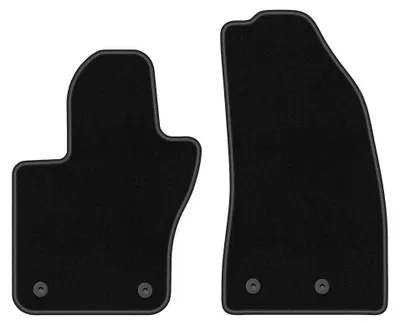 Immagine prodotto di Tappetini anteriori in moquette per Jeep Renegade 2014-2019 (SUV) – 2 pezzi, neri, su misura – Wielganizator BASIC