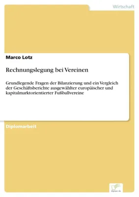 Produktbild von Rechnungslegung bei Vereinen