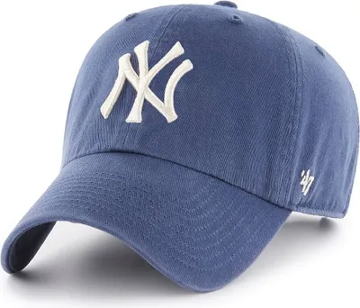 Produktbild von '47 Brand MLB New York Yankees '47 CLEAN UP Cap Timber Blue
