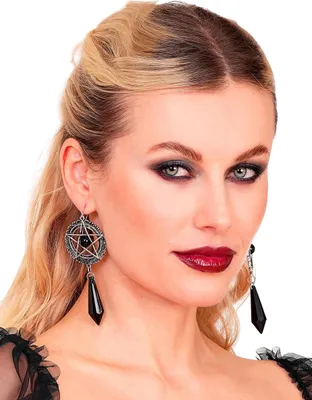 Obrázok produktu pre Satanské náušnice | Čierna