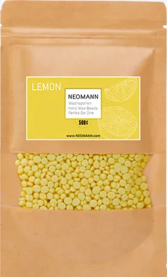 Produktbild von NEOMANN Waxing Perlen zur Wachs Haarentfernung 450g Zitronenduft-Hartwachs oder Wax für Schmerzfreie Wachsperlen Haarentfernung-für alle Wachswärmer