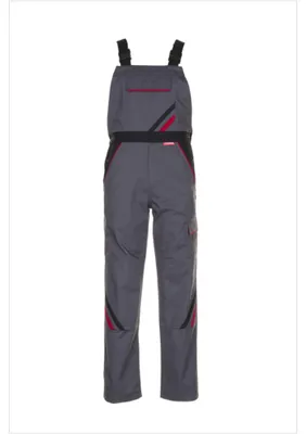Produktbild von Planam Highline Latzhose schiefer/schwarz/rot Gr. 46, 2332046