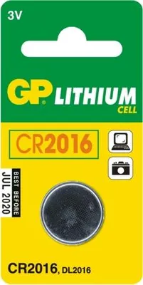 Productafbeelding van GP 0602016C5 Gp Lith.Knopfzellen CR2016 5er