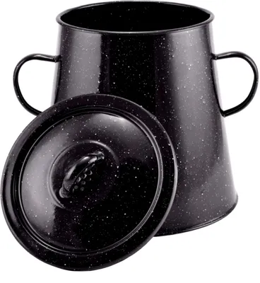Obrázok produktu pre Hrniec na masť so smaltovaným povrchom 5l 17cm čierna 54207