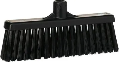 Produktbild von Vikan Kehrbesen für Reinigungsbranche - Mittelfasern, 31cm, Schwarz